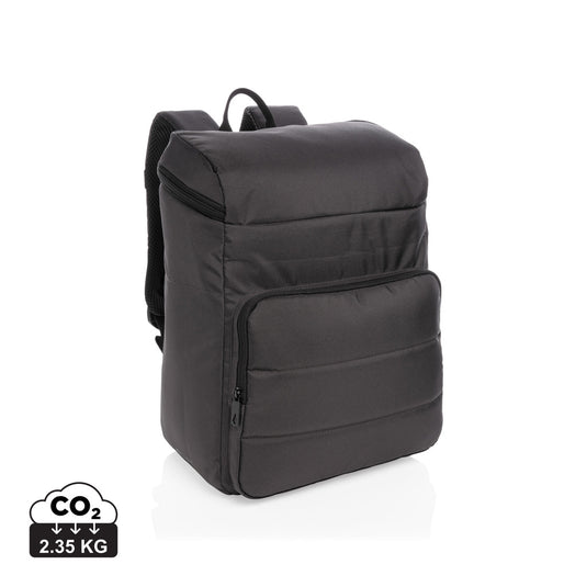 XD Xclusive Impact AWARE™ RPET outdoor cooler backpack with insulated interior, adjustable straps, and durable outdoor design.