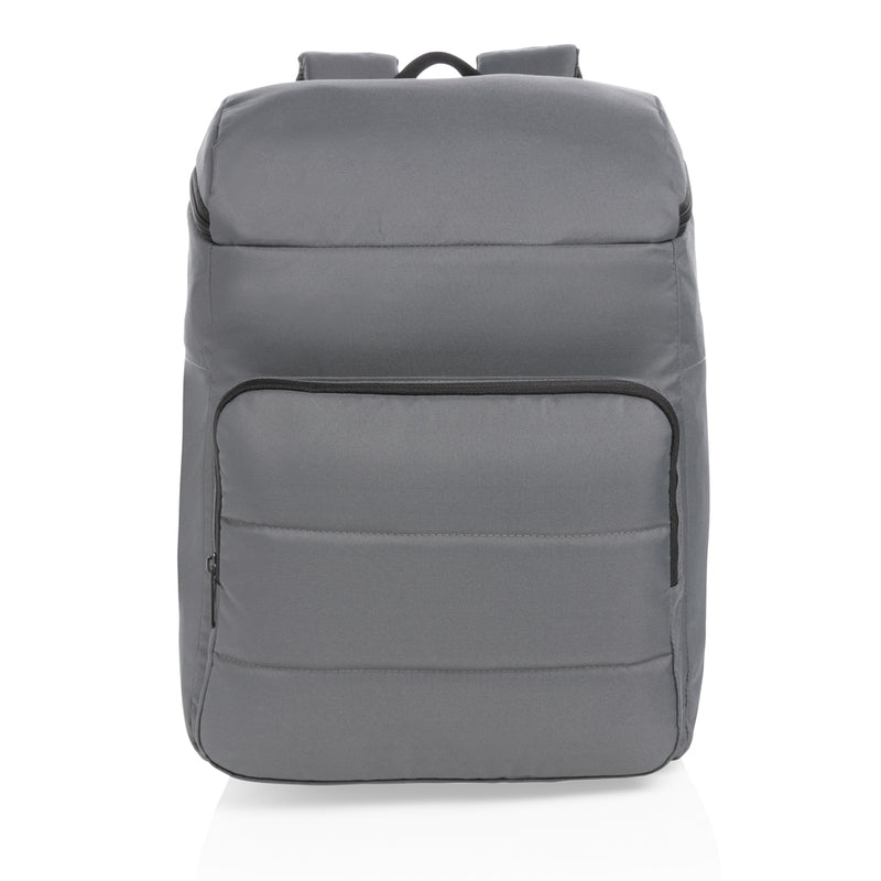 Load image into Gallery viewer, XD Xclusive Impact AWARE™ RPET cooler backpack for outdoor use, with insulated interior and adjustable straps.
