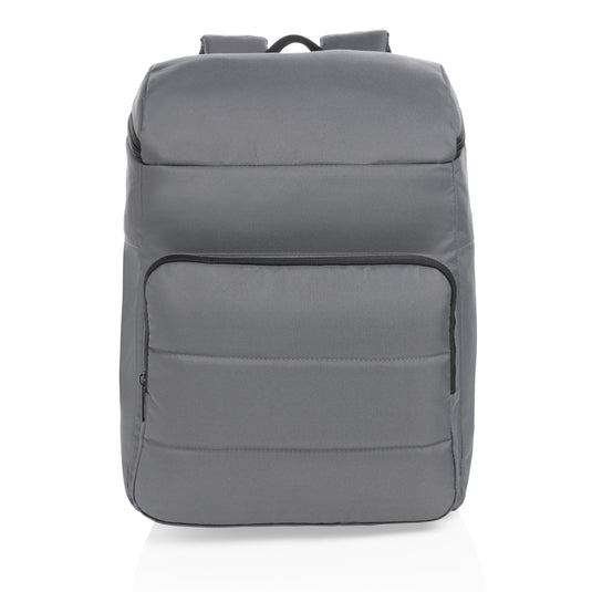 XD Xclusive Impact AWARE™ RPET cooler backpack for outdoor use, with insulated interior and adjustable straps.