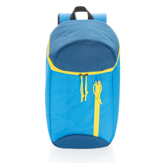 XD Collection outdoor hiking cooler backpack in 10L with insulated interior, black exterior, and adjustable straps for outdoor adventures.