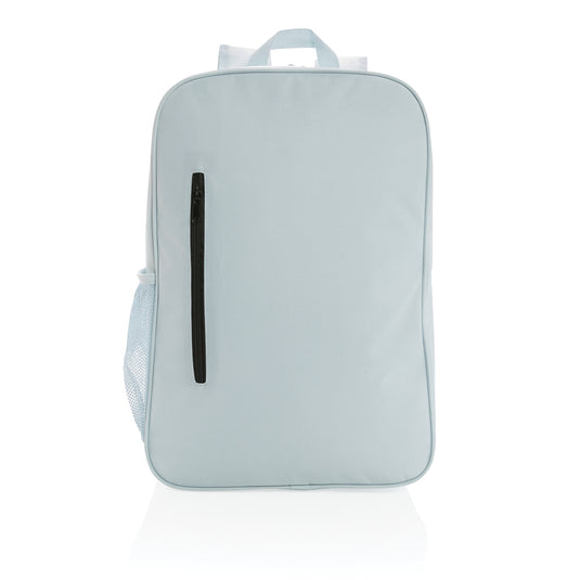 XD Collection Tierra cooler backpack for outdoor activities, showing the insulated main compartment and adjustable straps.