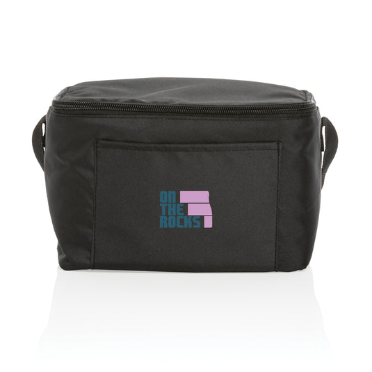 XD Collection Impact AWARE™ lightweight outdoor cooler bag with insulated interior and adjustable shoulder strap, in black.