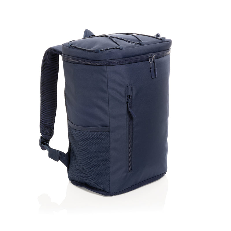 Load image into Gallery viewer, XD Collection Sonny Aware™ RPET cooler backpack for outdoor activities, with insulated main compartment and adjustable straps.
