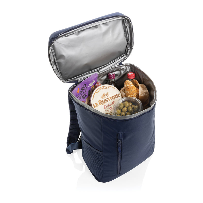 Load image into Gallery viewer, Sonny Aware™ RPET cooler backpack by XD Collection, outdoor backpack with insulated interior and adjustable straps, eco-friendly design.

