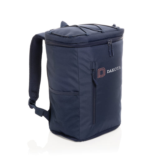 Sonny Aware™ RPET cooler backpack by XD Collection featuring insulated interior, adjustable straps, and outdoor-friendly design.