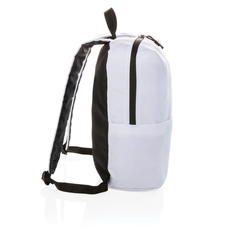 Load image into Gallery viewer, PVC-free casual backpack from XD Collection, showing durable fabric and adjustable straps for everyday use.
