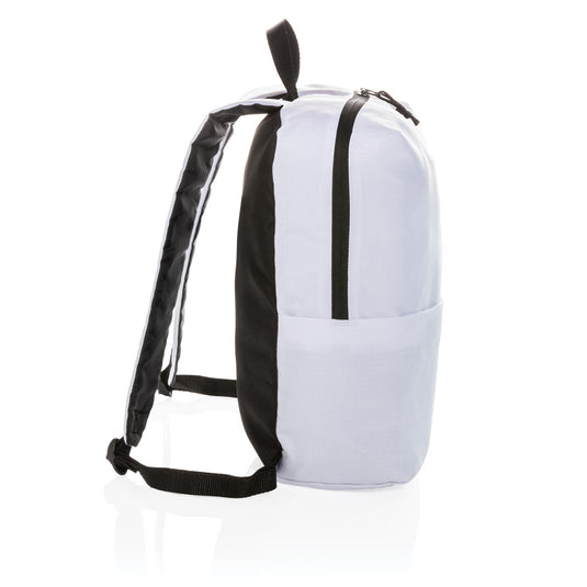 PVC-free casual backpack from XD Collection, showing durable fabric and adjustable straps for everyday use.