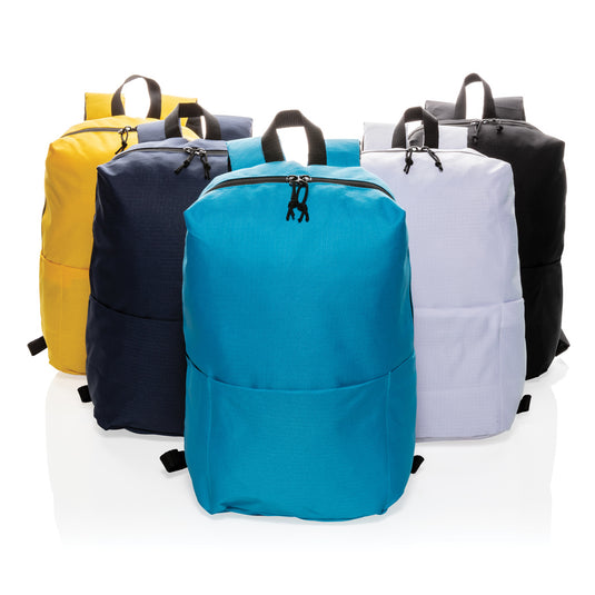 PVC-free casual backpack from XD Collection, stylish and functional bag ideal for travel and everyday use.