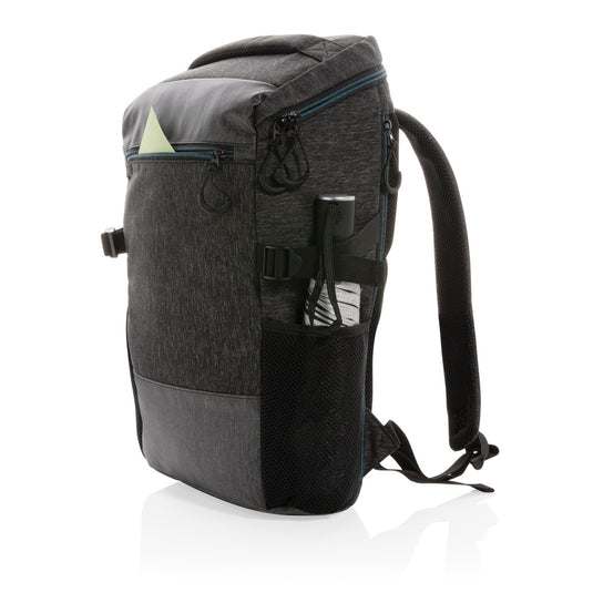 XD Collection 900D PVC-free laptop backpack with easy access compartment for 15.6-inch laptops, durable bags and travel accessory