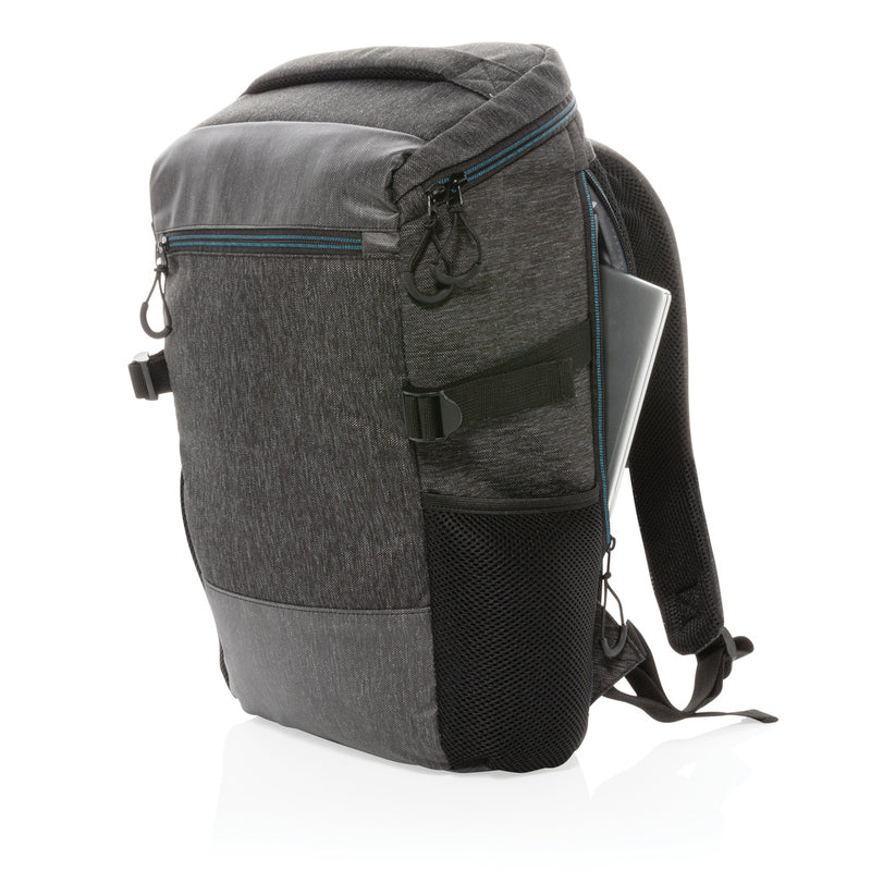 Load image into Gallery viewer, XD Collection 900D PVC-free laptop backpack with easy-access compartments and 15.6-inch laptop sleeve, durable travel bag.
