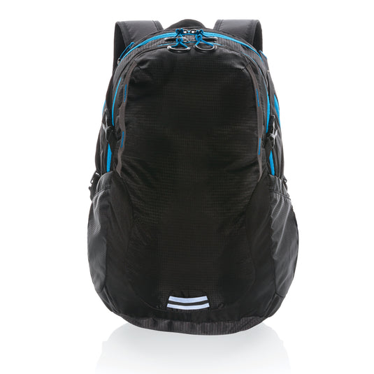 XD Collection Explorer ripstop medium hiking backpack 26L PVC-free, durable outdoor bag with multiple compartments.