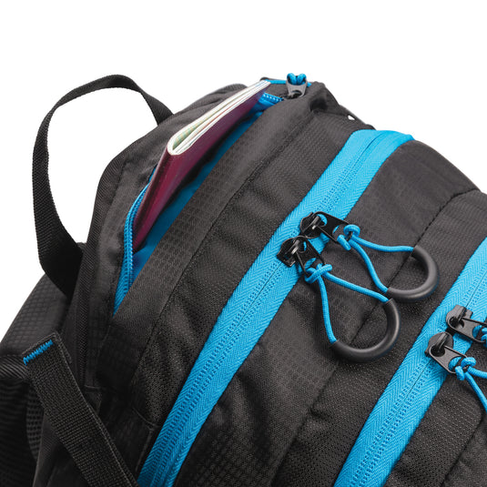 XD Collection Explorer ripstop medium hiking backpack 26L with PVC-free durable fabric and multiple compartments, ideal for outdoor adventures.