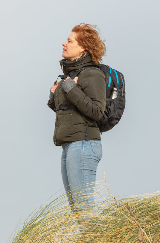 XD Collection Explorer ripstop medium hiking backpack 26L with PVC-free fabric, featuring multiple compartments and adjustable straps.