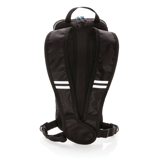 XD Collection Explorer ripstop small hiking backpack, 7L PVC-free bag with adjustable straps and multiple compartments.