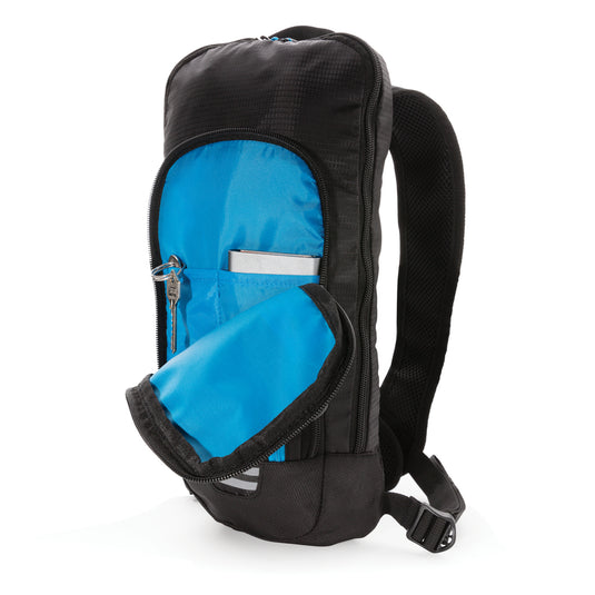 Small XD Collection Explorer ripstop hiking backpack with 7L capacity, PVC-free durable bag for outdoor travel and adventure.