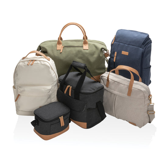 16 oz recycled canvas backpack from XD Collection, stylish bags and travel accessory with eco-friendly design.