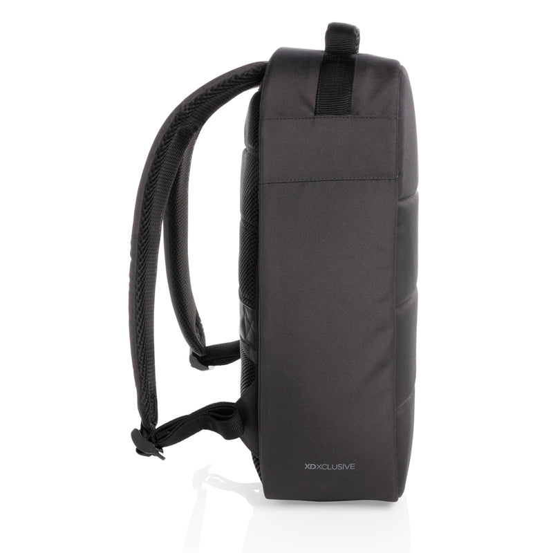 Load image into Gallery viewer, XD Xclusive Impact AWARE™ RPET anti-theft 15.6-inch laptop backpack with multiple compartments and padded shoulder straps.

