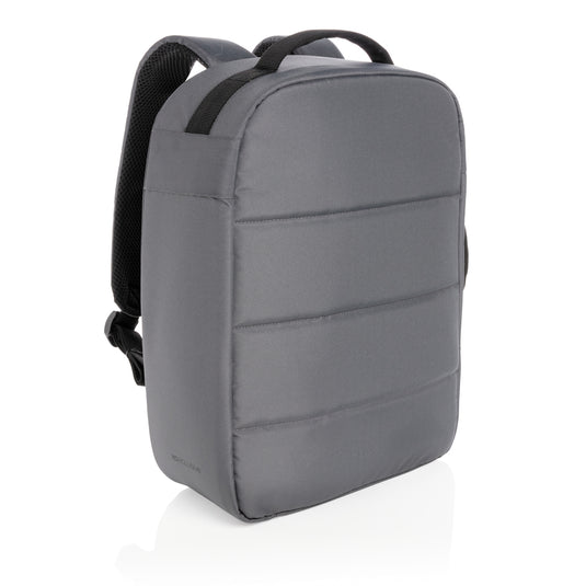 XD Xclusive Impact AWARE™ RPET anti-theft 15.6-inch laptop backpack with multiple compartments and secure design.