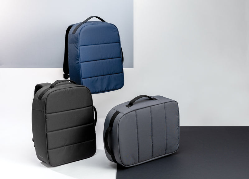 Load image into Gallery viewer, XD Xclusive Impact AWARE™ RPET anti-theft 15.6" laptop backpack, durable bag with secure zippers and eco-friendly materials.
