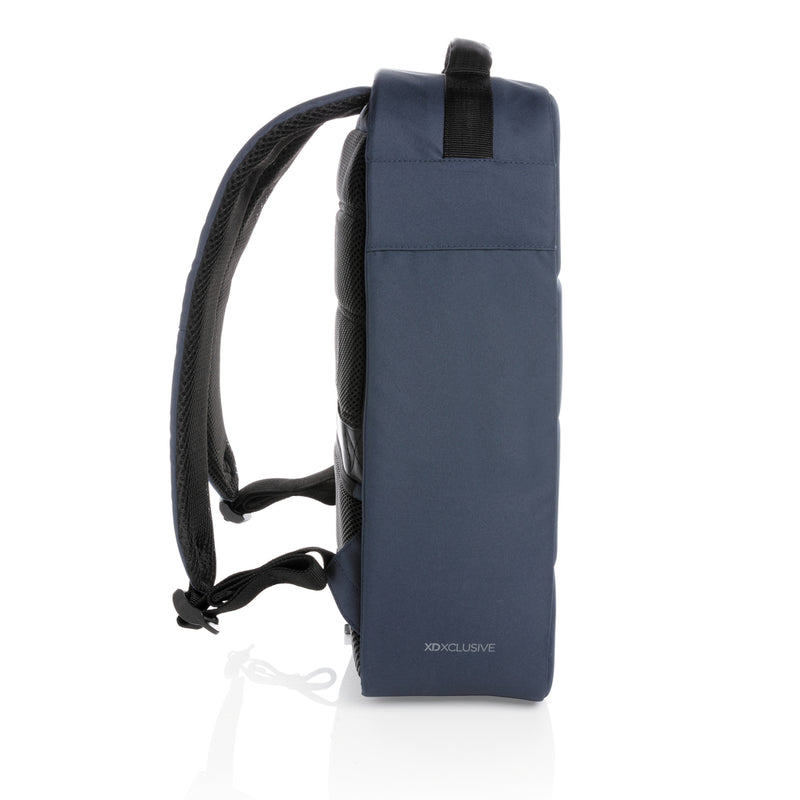 Load image into Gallery viewer, XD Xclusive Impact AWARE™ RPET 15.6-inch anti-theft laptop backpack with multiple compartments and padded shoulder straps.
