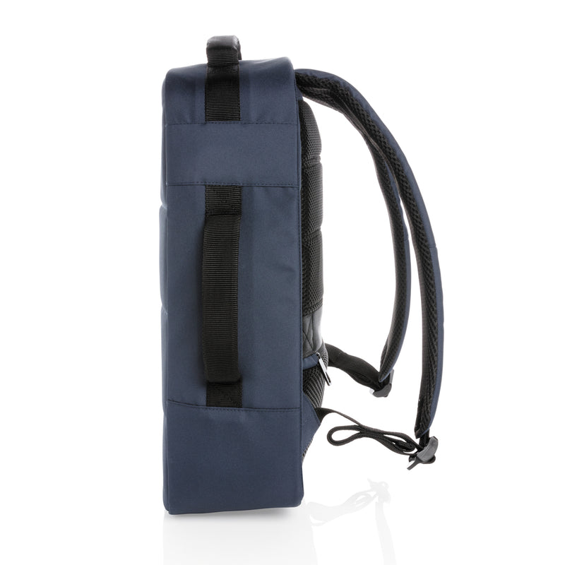 Load image into Gallery viewer, XD Xclusive Impact AWARE™ RPET 15.6-inch anti-theft laptop backpack with multiple compartments and padded shoulder straps.
