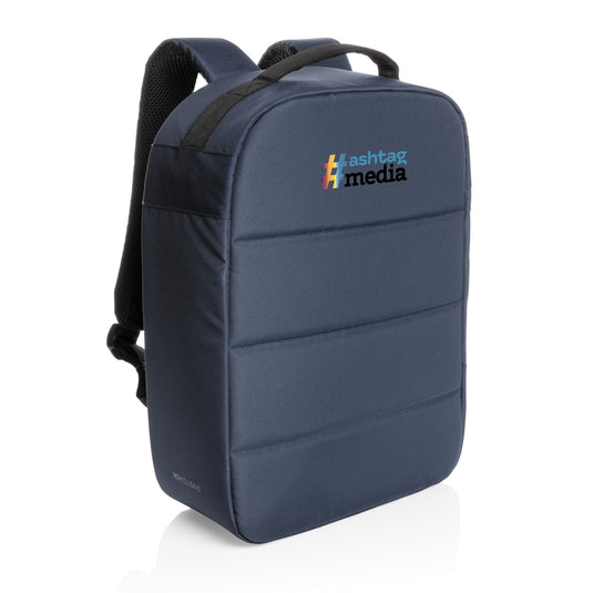 XD Xclusive Impact AWARE™ RPET anti-theft 15.6-inch laptop backpack with multiple compartments and padded straps for travel and daily use.