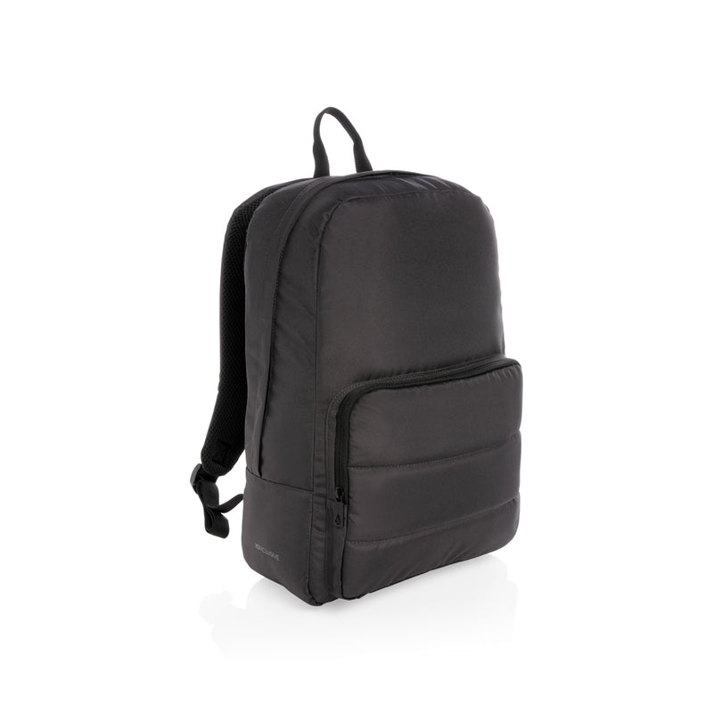 Load image into Gallery viewer, XD Xclusive Impact AWARE™ RPET 15.6-inch laptop backpack with multiple compartments and padded straps, made from recycled materials.
