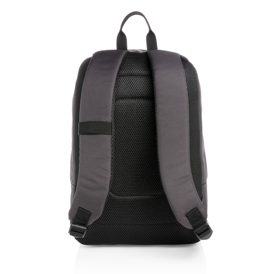 XD Xclusive Impact AWARE™ RPET 15.6-inch laptop backpack, eco-friendly bags and travel gear with multiple compartments.