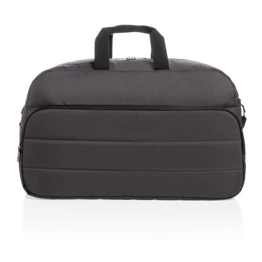 Impact AWARE™ RPET weekend duffel bag by XD Xclusive, showing durable green recycled material and spacious travel design.