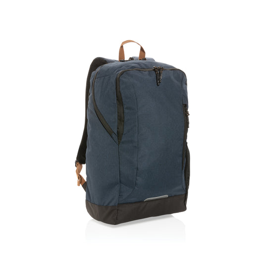 Impact AWARE™ Urban outdoor backpack by XD Collection, rugged black bag with multiple compartments for travel and outdoor use.