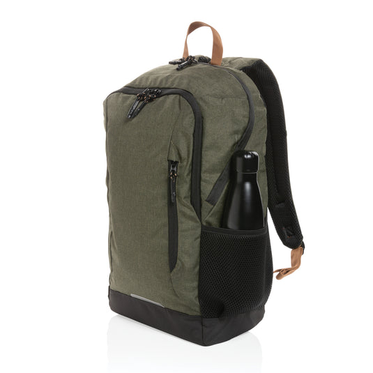Impact AWARE™ Urban outdoor backpack by XD Collection featuring durable fabric, multiple compartments, and ergonomic design for travel.