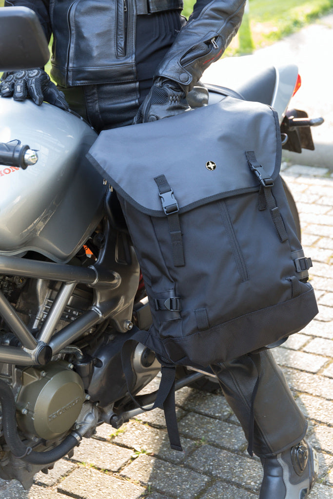Load image into Gallery viewer, 17” outdoor laptop backpack - Custom Wood Designs
