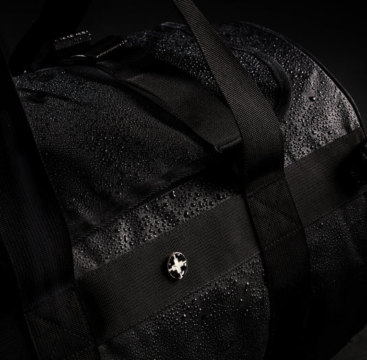 Swiss Peak RFID sports duffel & backpack - Custom Wood Designs