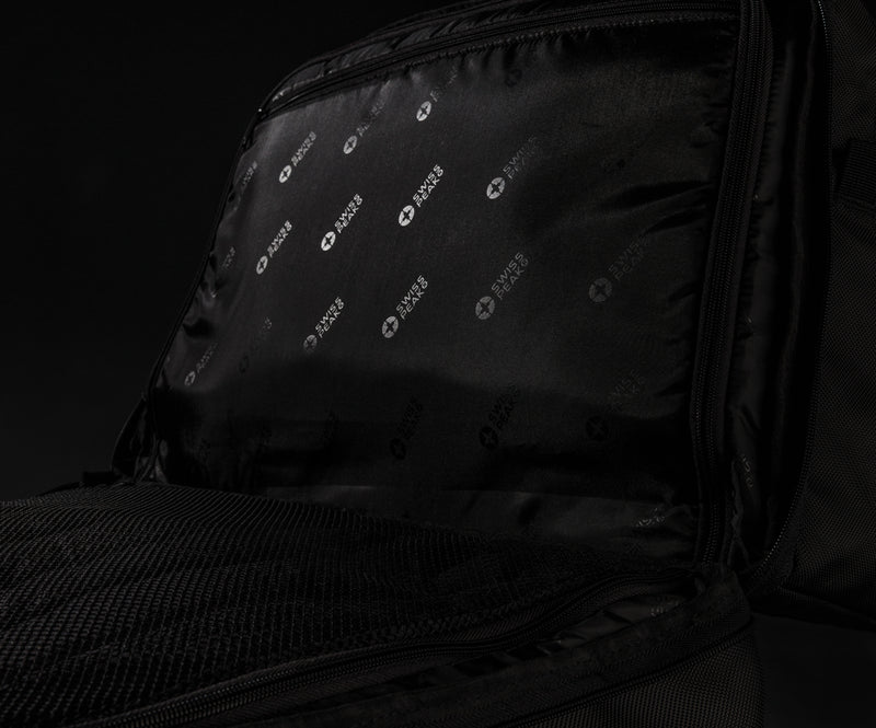 Load image into Gallery viewer, Swiss Peak RFID duffle with suitcase opening - Custom Wood Designs
