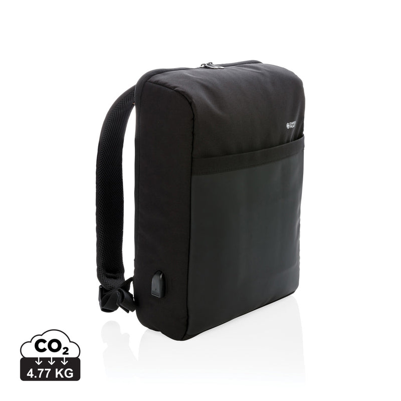 Load image into Gallery viewer, Swiss Peak 15" anti-theft RFID &amp; USB backpack PVC free - Custom Wood Designs
