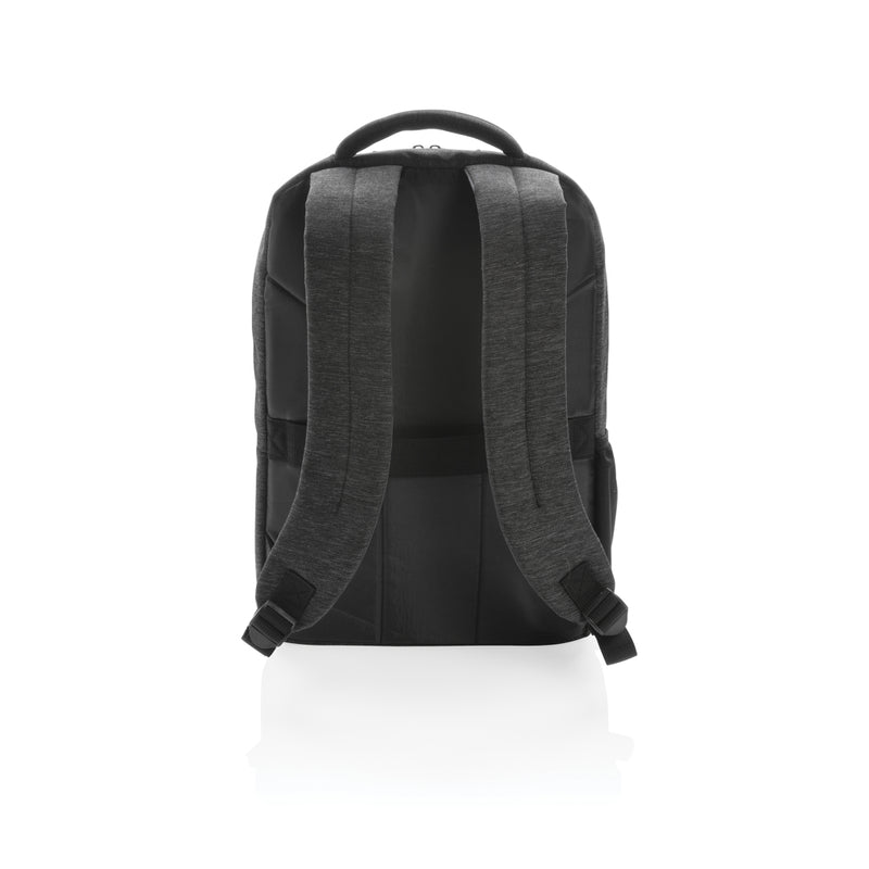 Load image into Gallery viewer, XD Collection 900D PVC-free laptop backpack showing front view with multiple compartments and padded shoulder straps.
