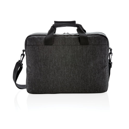 XD Collection 900D PVC-free laptop bag with adjustable shoulder strap and multiple compartments, designed for travel and daily use.