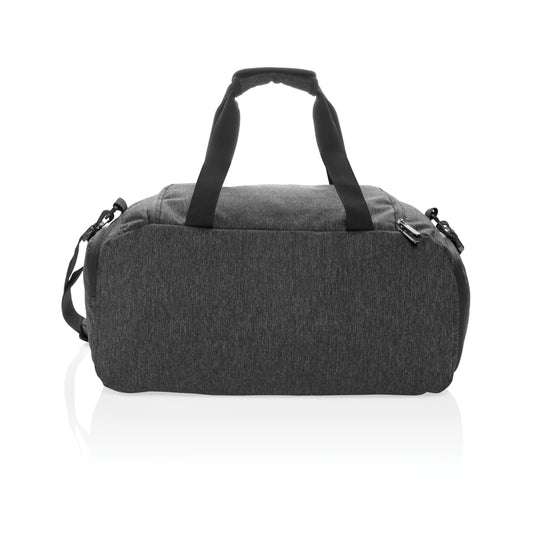 XD Collection 900D PVC-free weekend and sports bag with multiple compartments and durable design, ideal for travel and gym use.