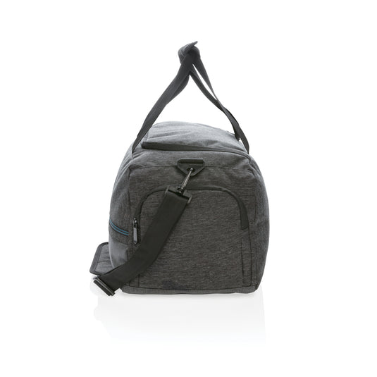 XD Collection 900D PVC-free weekend and sports bag with durable design, featuring multiple compartments and adjustable shoulder strap.