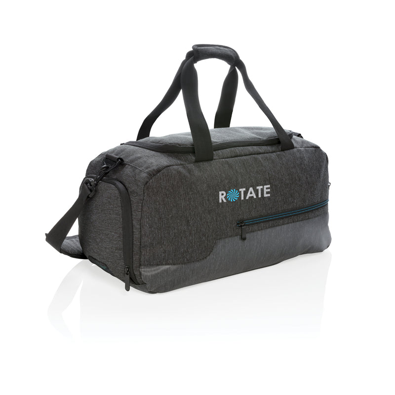 Load image into Gallery viewer, XD Collection 900D PVC-free weekend sports bag with handles and zipper closure, ideal for travel and gym use
