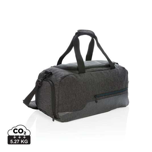 XD Collection 900D PVC-free weekend and sports bag with durable design and spacious storage for travel and gym use.