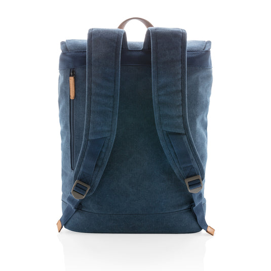 PVC-free Canvas laptop backpack from XD Collection, stylish and durable bag suitable for travel and everyday use.