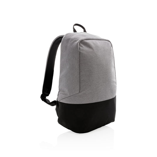 PVC-free RFID anti-theft backpack from XD Collection, showcasing multiple compartments and sturdy design for travel and daily use.
