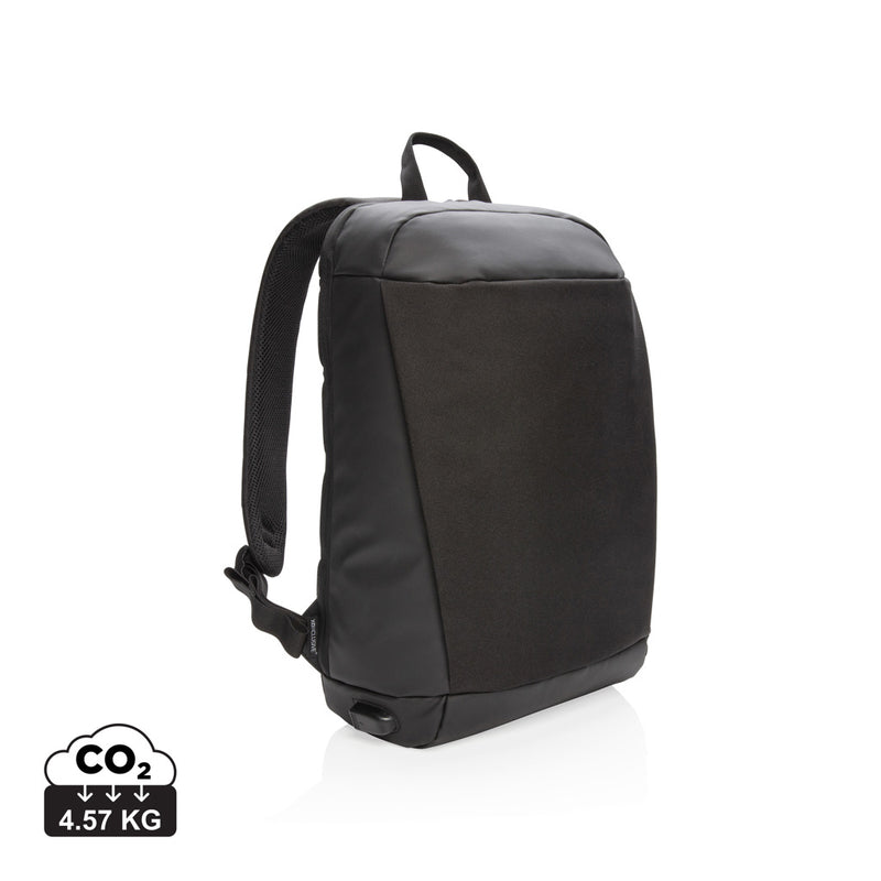 Load image into Gallery viewer, XD Xclusive Madrid anti-theft RFID USB laptop backpack, PVC-free travel bag with secure compartments and stylish design.
