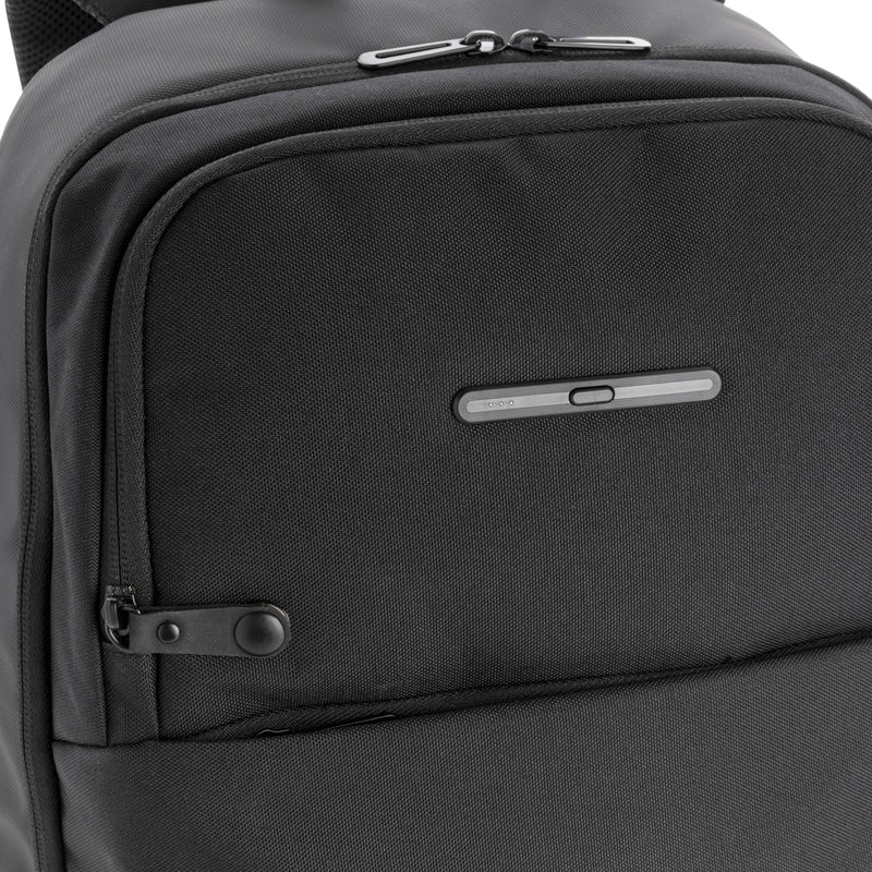 Load image into Gallery viewer, Swiss Peak laptop backpack with UV-C steriliser pocket - Custom Wood Designs
