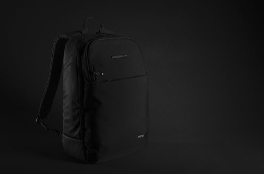 Swiss Peak laptop backpack with UV-C steriliser pocket - Custom Wood Designs