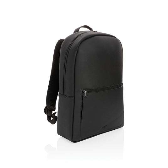 Swiss Peak deluxe PU laptop backpack PVC free - Custom Wood Designs
