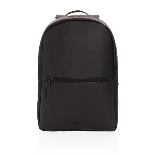 Swiss Peak deluxe PU laptop backpack PVC free - Custom Wood Designs