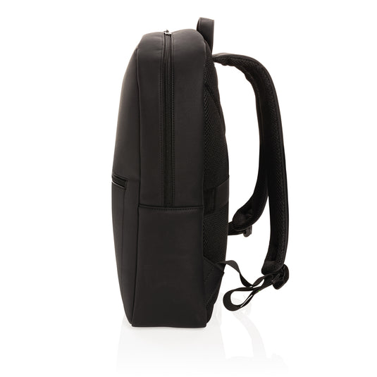 Swiss Peak deluxe PU laptop backpack PVC free - Custom Wood Designs