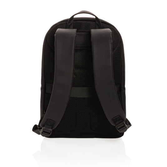 Swiss Peak deluxe PU laptop backpack PVC free - Custom Wood Designs